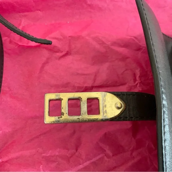 Burberry Tan and Black Check Crossbody Bag - Picture 6 of 13